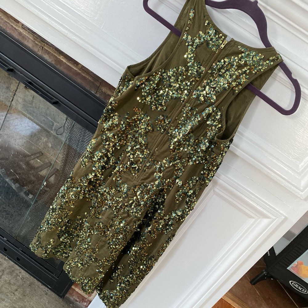 j crew gold sequin dress ROSE GOLD SPARKLY KNIT MINI DRESS | CULT MIA main image 1